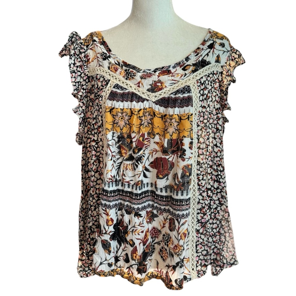 CULT OF DESIGN boho swing - top, size M, NWT